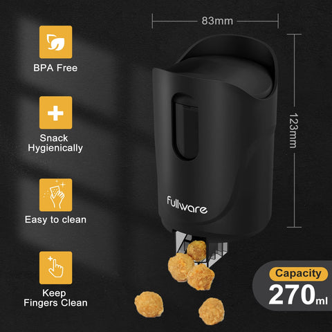Fullware Nuts Dispenser demonstrates clean-fingers design for desktop snacking.