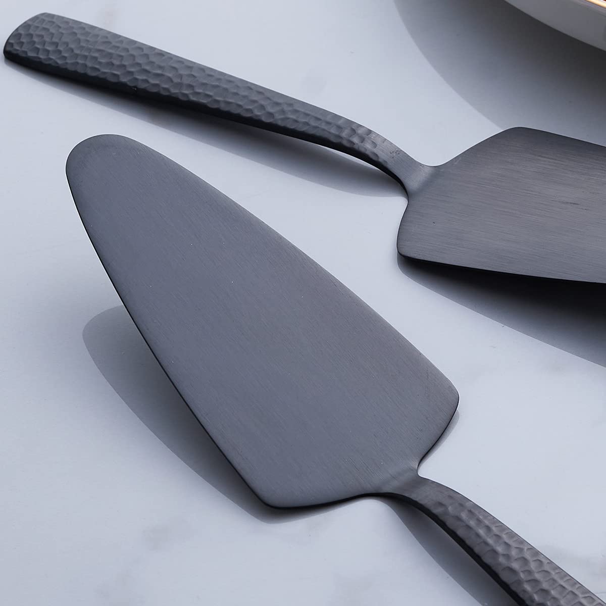 Fullyware matte-black finish enhances modern presentation on any table.