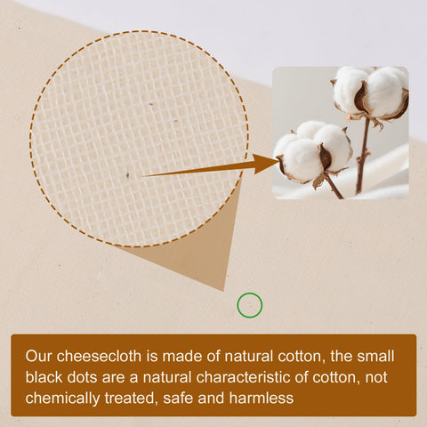 FUMILE reusable cheese cloth reduces waste with durable hemmed edges