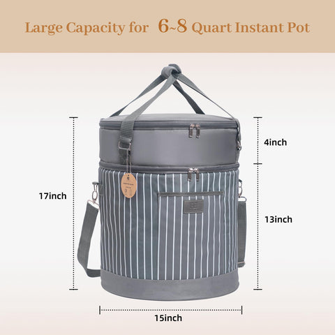 Fun Elements insulated liner keeps the cooker protected and clean during travel.