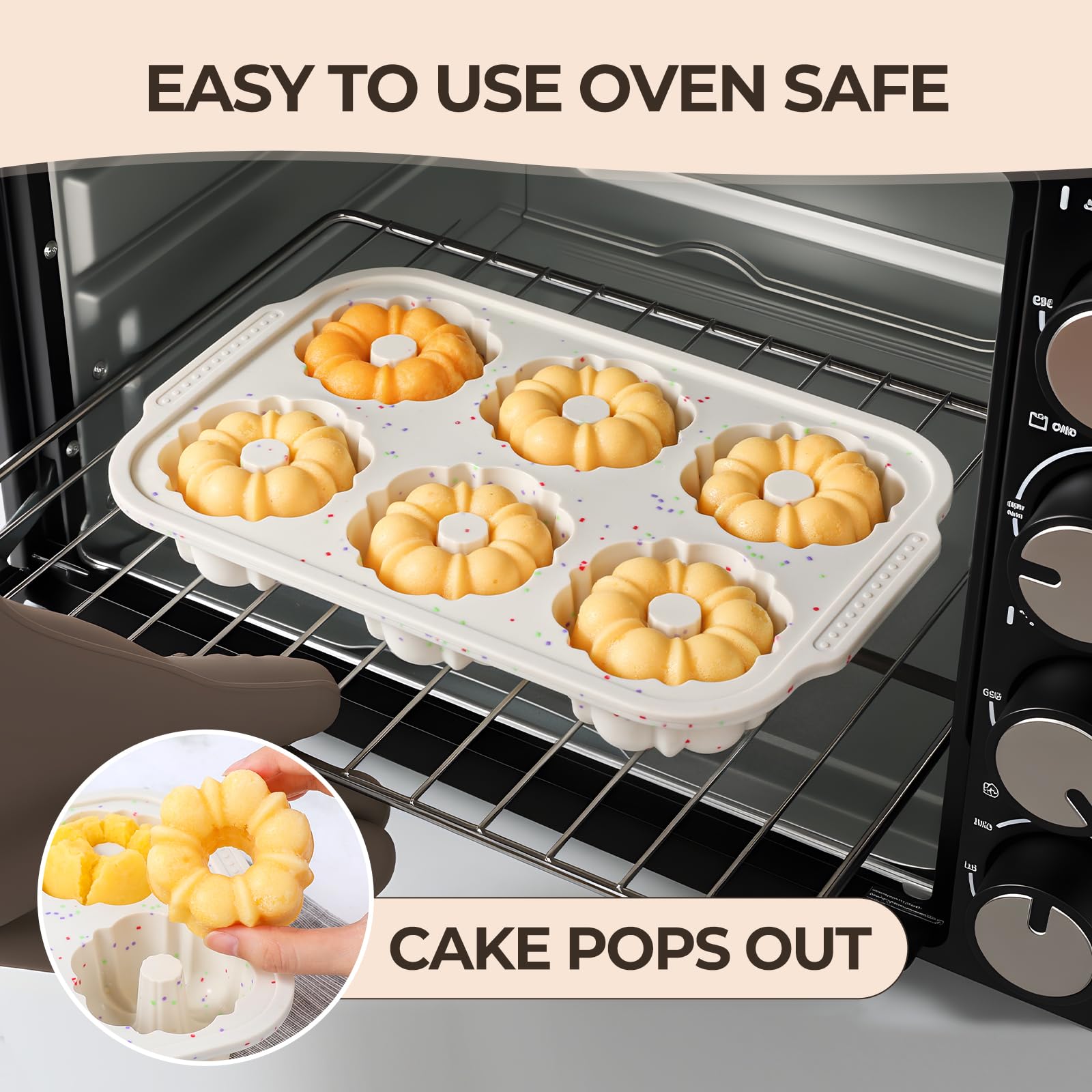 FUNBAKY oven microwave freezer safe temps for versatile baking.