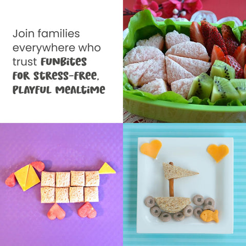 FUNBITES modeling dough use for imaginative play with the cutter