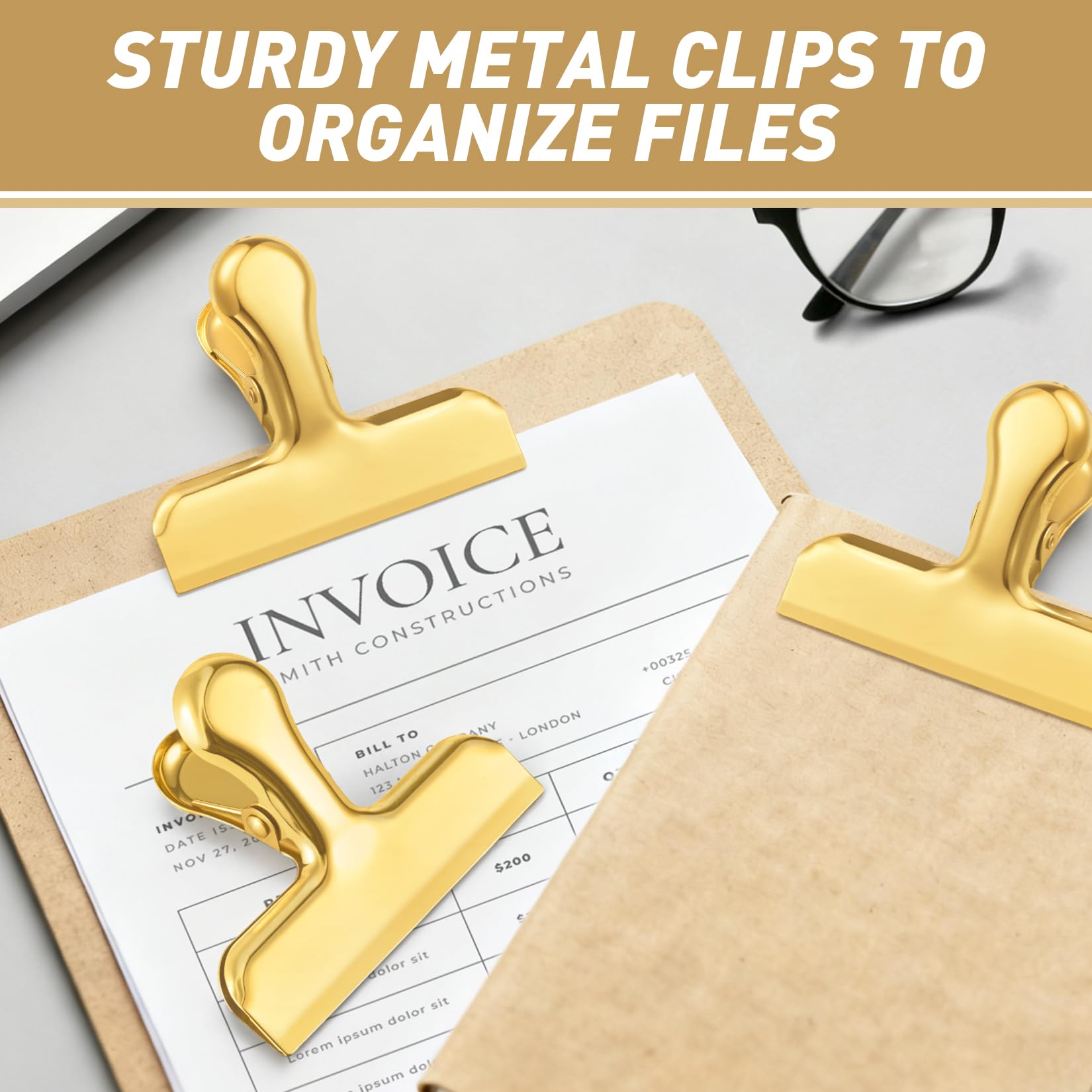 FUNFERY heavy-duty clip suitable for papers or photos in the office