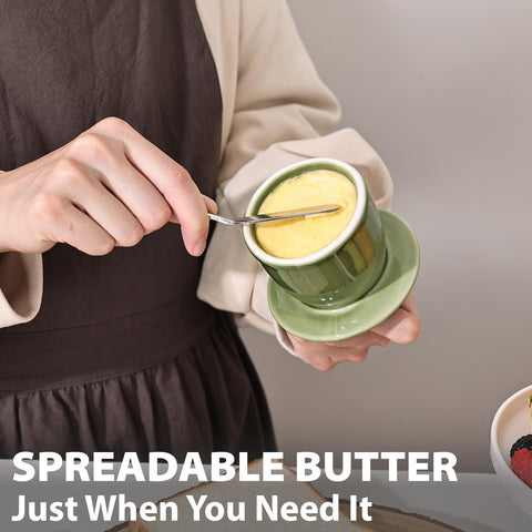 Whimsical ceramic design adds kitchen decor detail to your counter