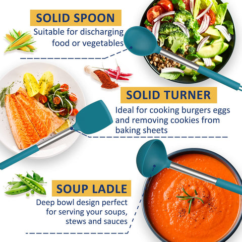 Fungun one-piece molded set simplifies cleaning and storage after cooking sessions.