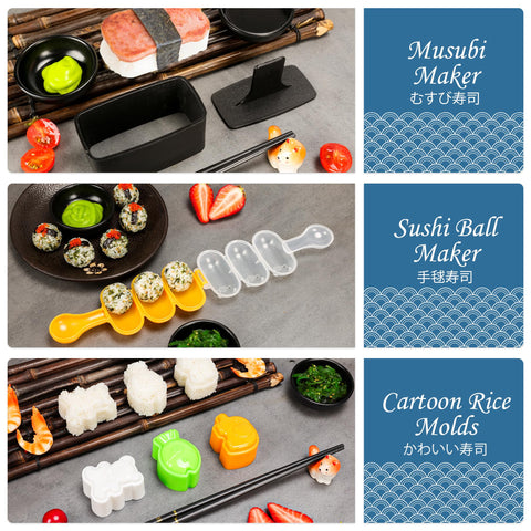 FUNGYAND bamboo sushi mats provide a durable rolling surface.