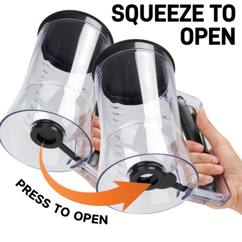 FUNGYAND Versatile tool for thick waffle mix and thin crepe batter.