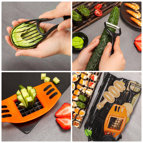FUNGYAND stainless steel knife delivers clean, precise cuts.