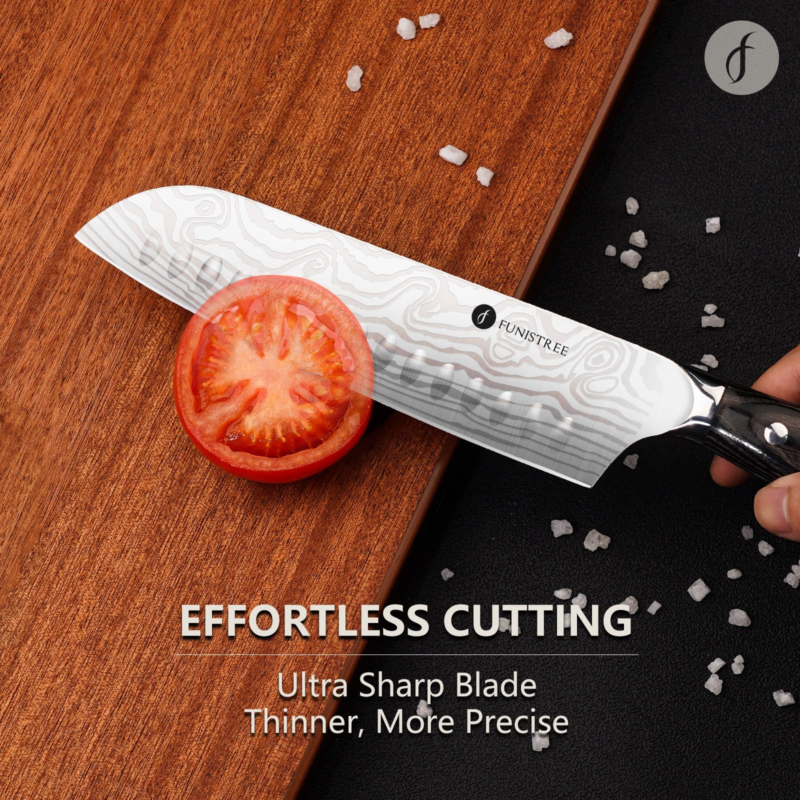 Funistree 5-inch utility knife for precise small cuts.