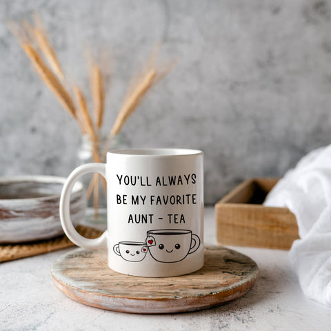 FUNITZ Auntie gift idea for birthdays or Christmas with a warm message