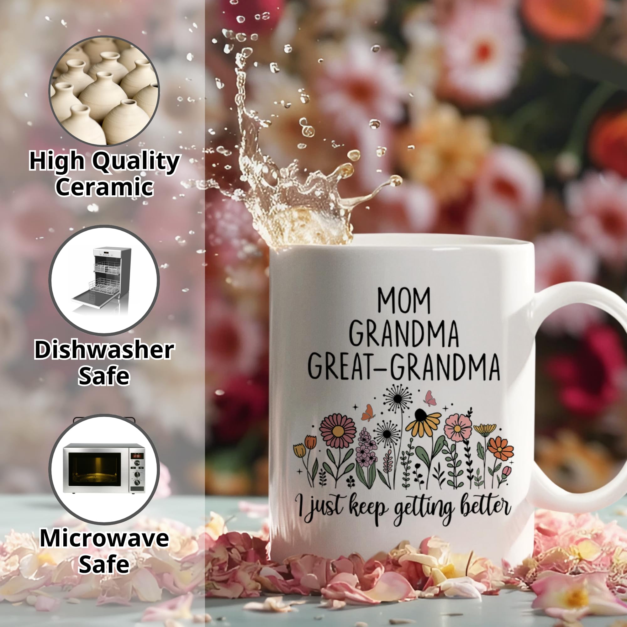 FUNITZ great grandma mug Christmas gift packaging, ready for gifting