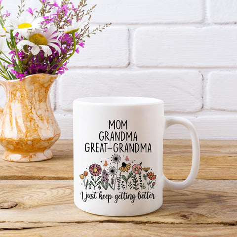 FUNITZ great grandma mug dishwasher safe design, everyday practicality