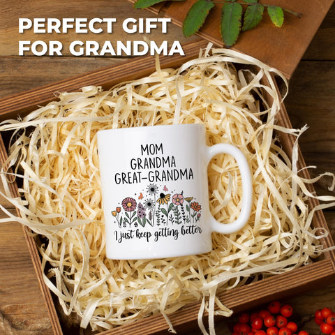 FUNITZ great grandma mug lifestyle shot, versatile gift idea