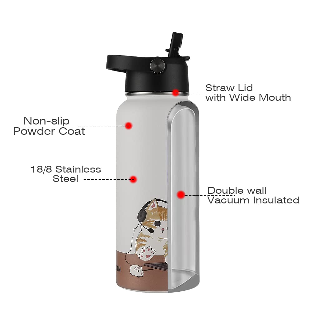 Funkrin bottle with matte grip handle for comfortable one-handed use.