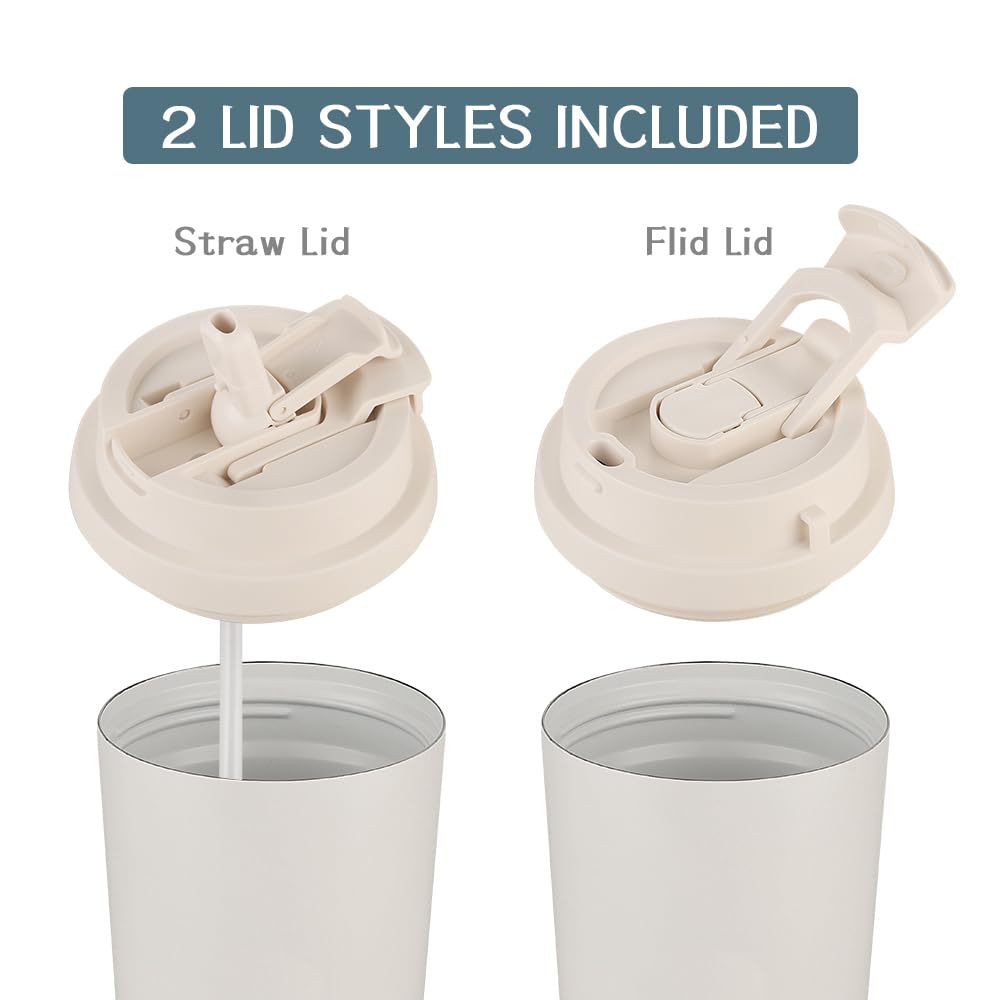 Funkrin double wall insulated tumbler keeps drinks hot or cold longer.