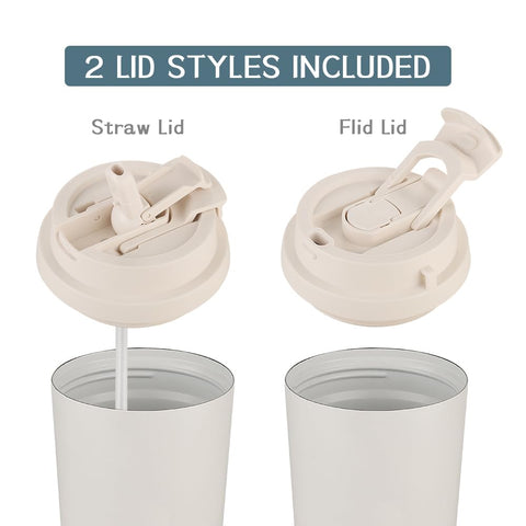 Funkrin double wall insulated tumbler keeps drinks hot or cold longer.
