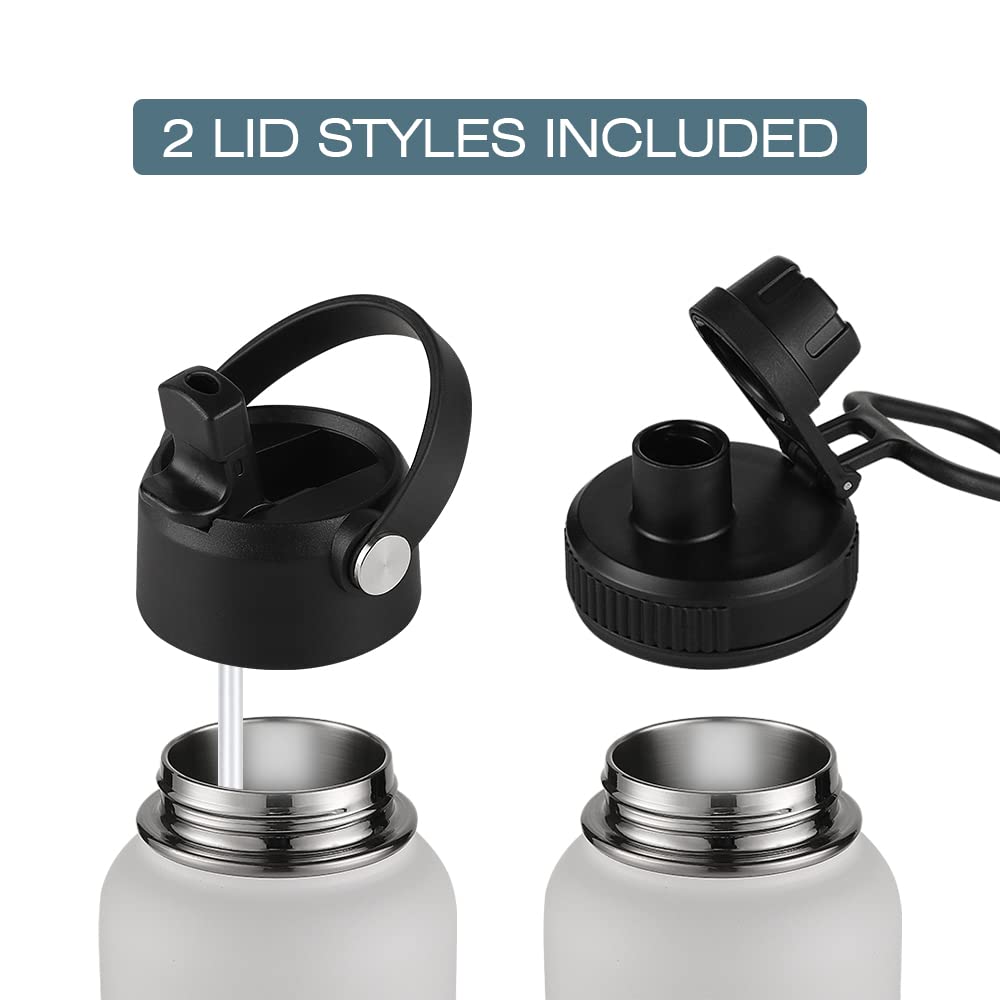 Funkrin spout lid showing fast-flow action for quick hydration.