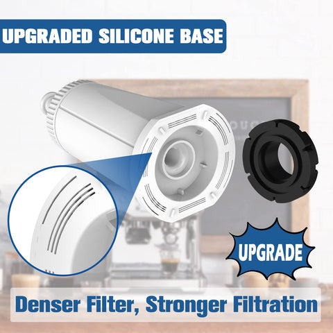 Close-up of Funmit finer filter base improving water flow and performance.