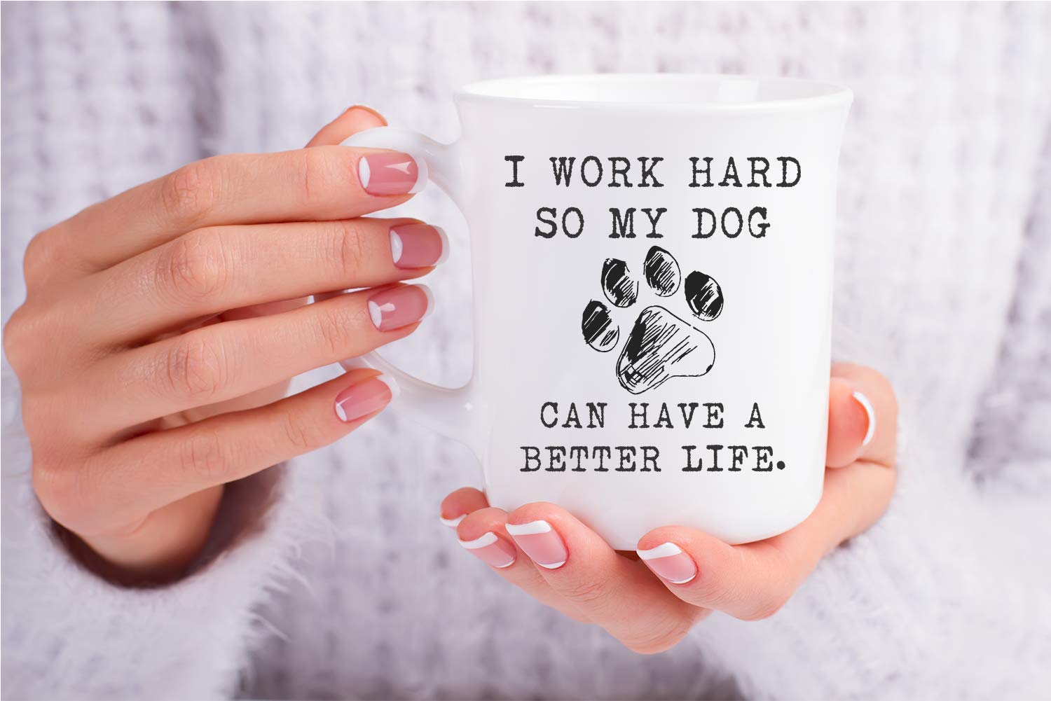 Funnwear dual-sided print mug design visible from any angle.