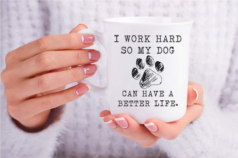 Funnwear dual-sided print mug design visible from any angle.