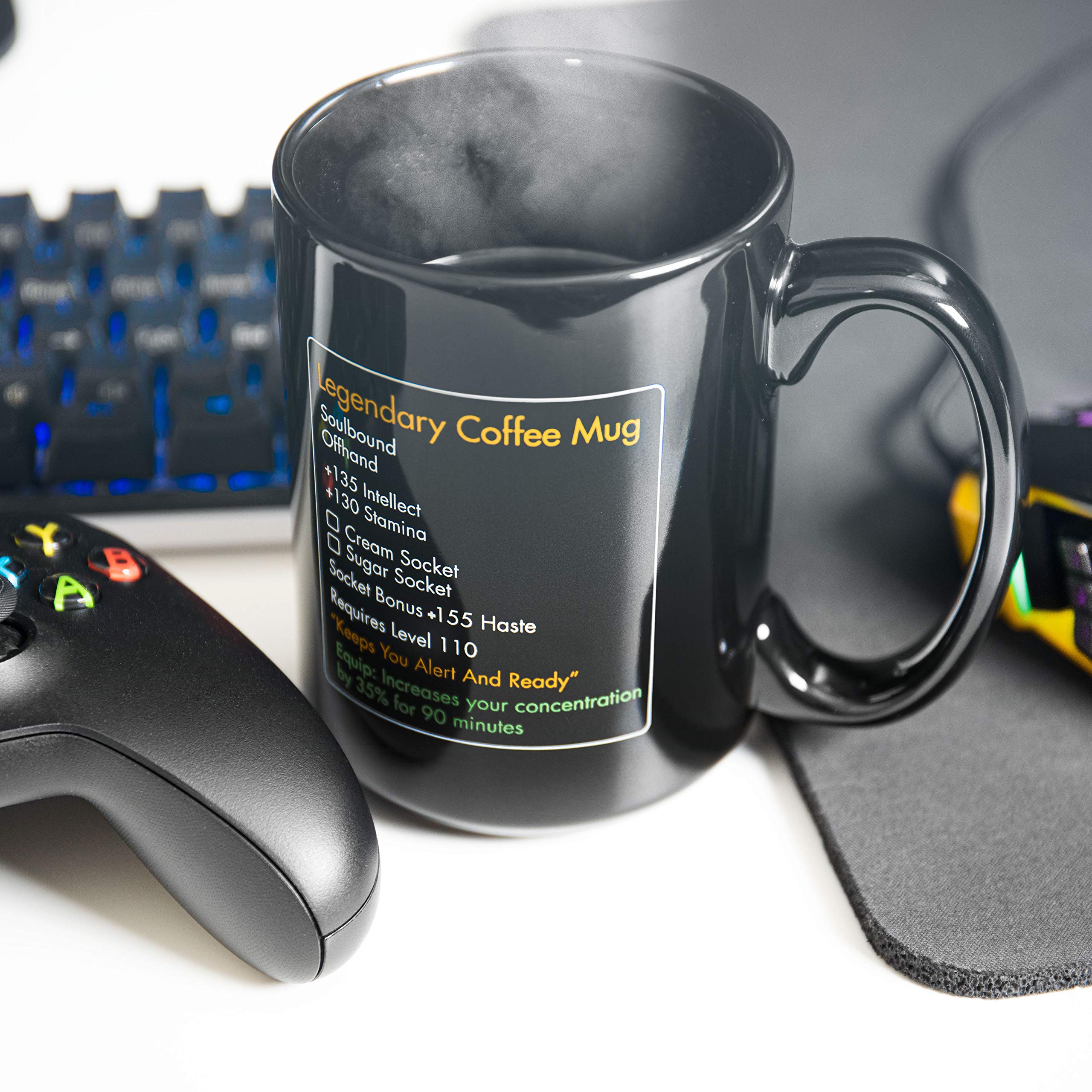 Funny Mugs LOL MMO mug arrives in a gift box, ready to gift.