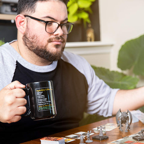 Funny Mugs LOL MMO mug features a two-sided print for shared coffee moments.