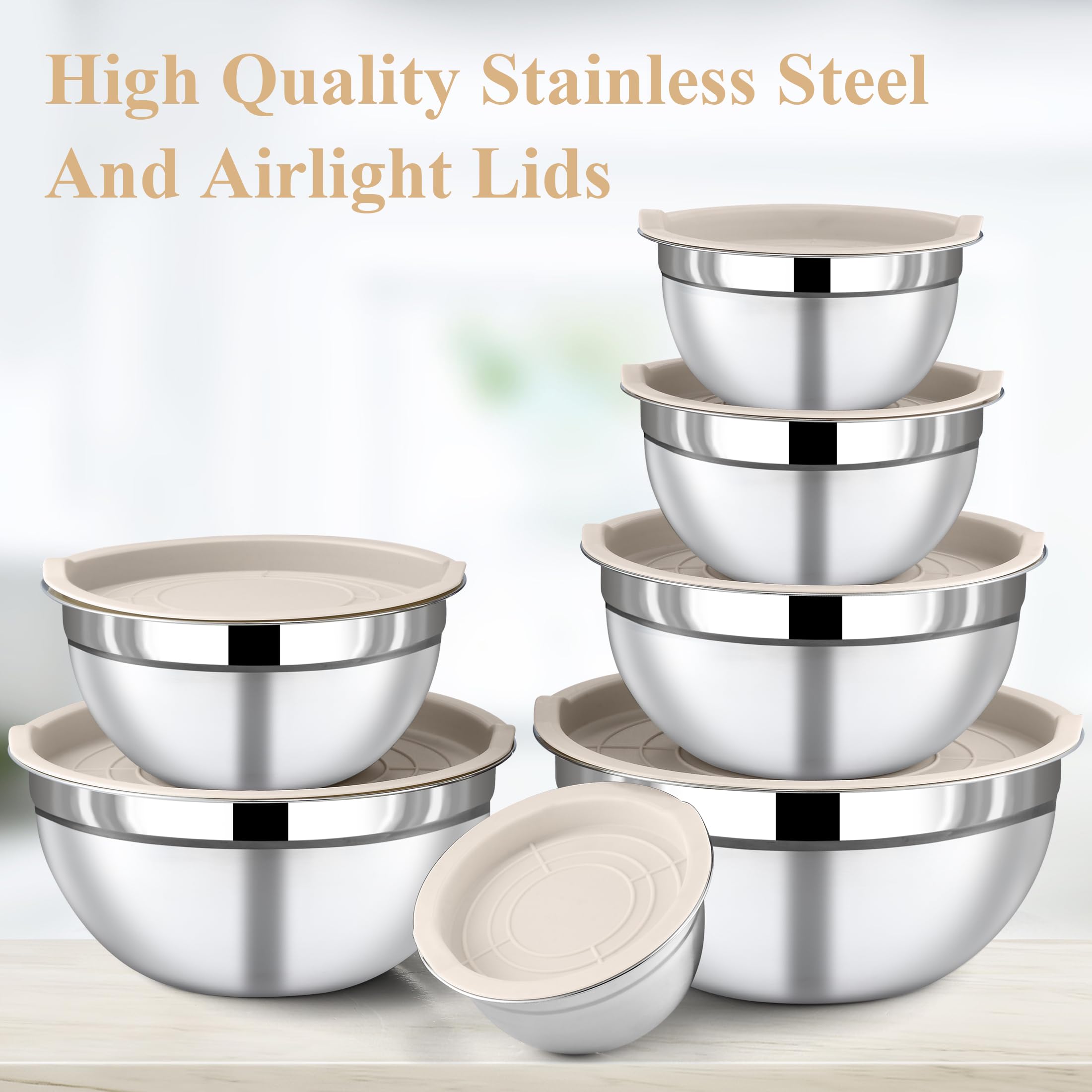 Funnydin 1.5qt mixing bowl for eggs and sauces with durable finish.