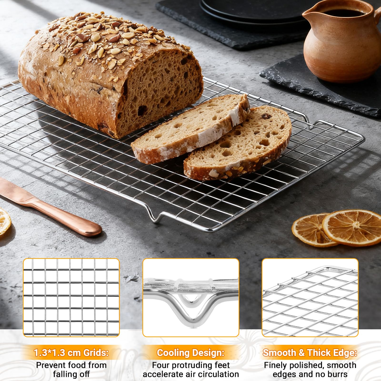 Funnydin 13-inch baking pan compact size ideal for small bakes