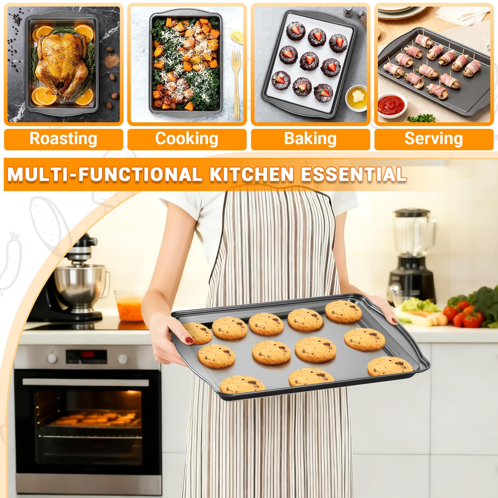 Funnydin cooling rack 10.9x7.7 inches showcasing space-saving design