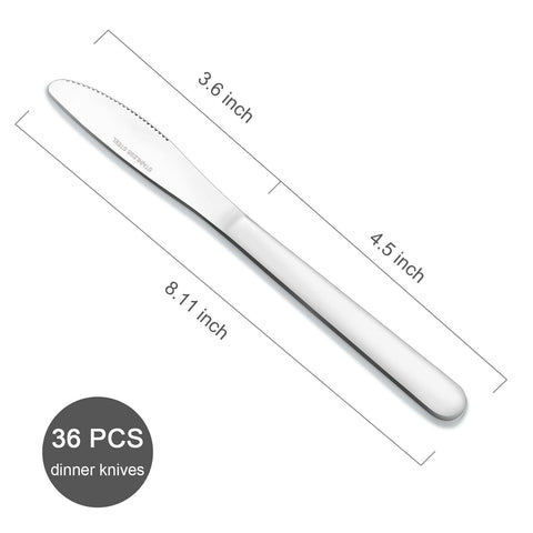 Funnydin dishwasher-safe knives shown in a tidy kitchen for easy cleanup.