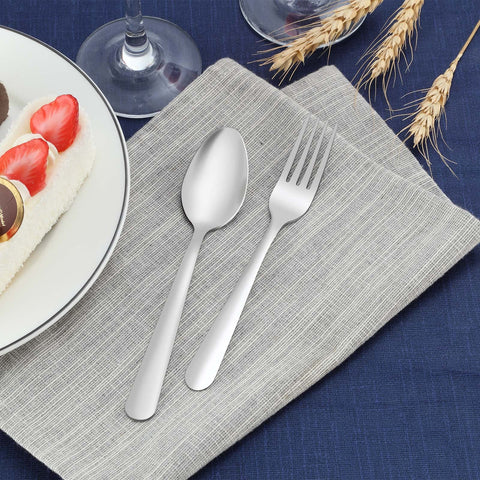 Funnydin teaspoons in bulk suit restaurants, cafes, and events.