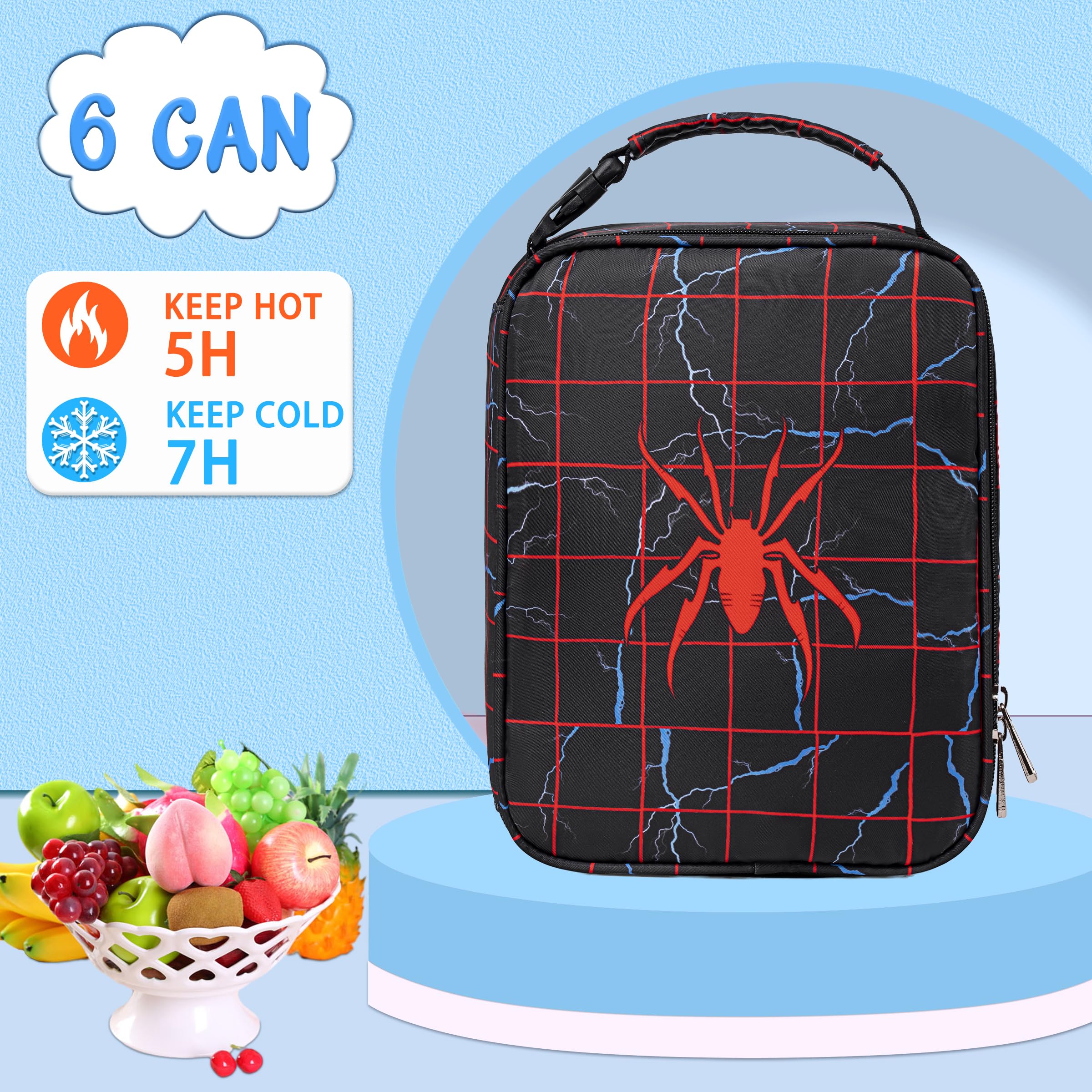 FunnyGifts bag open revealing main compartment for meals.