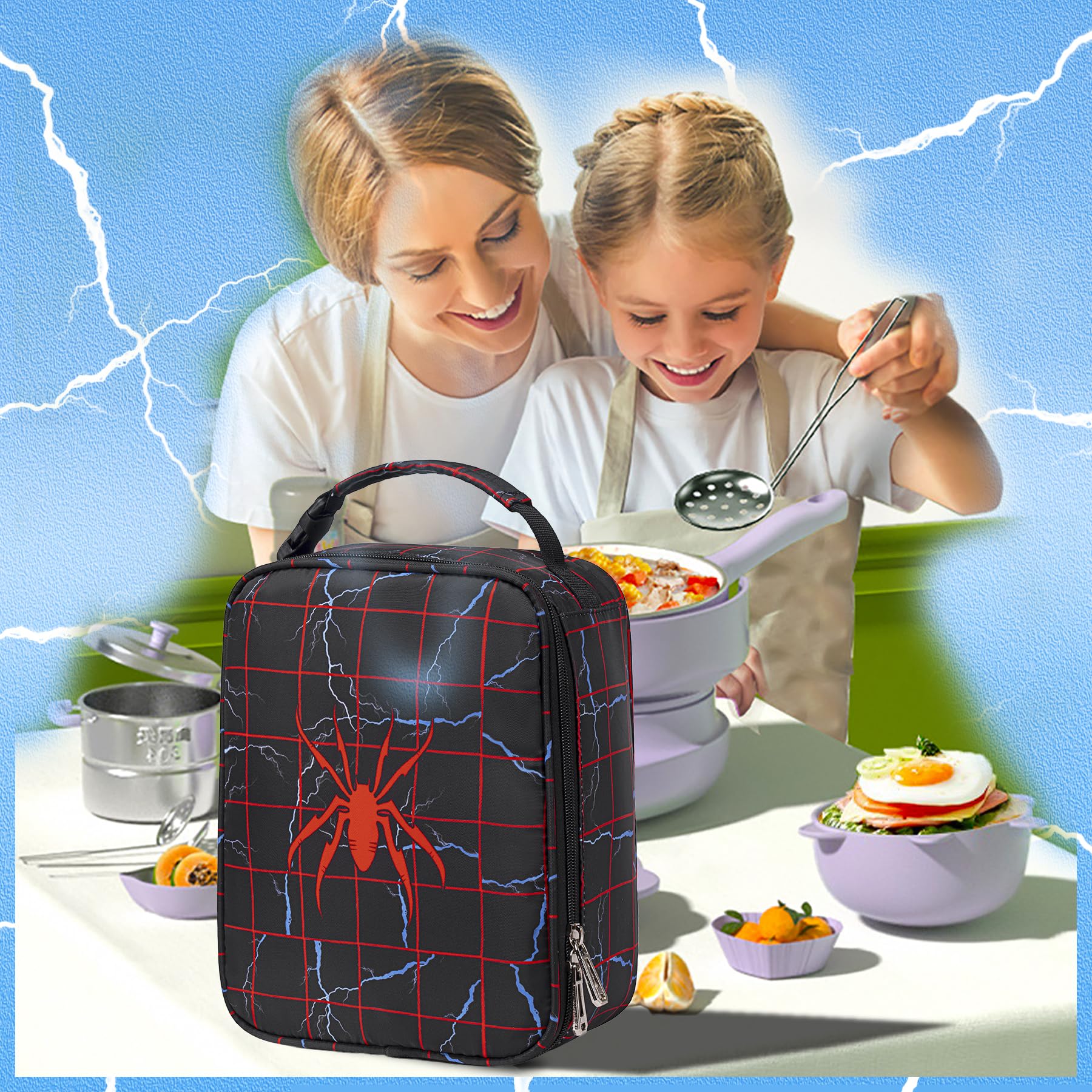 FunnyGifts lunch bag shows compact size for snacks.