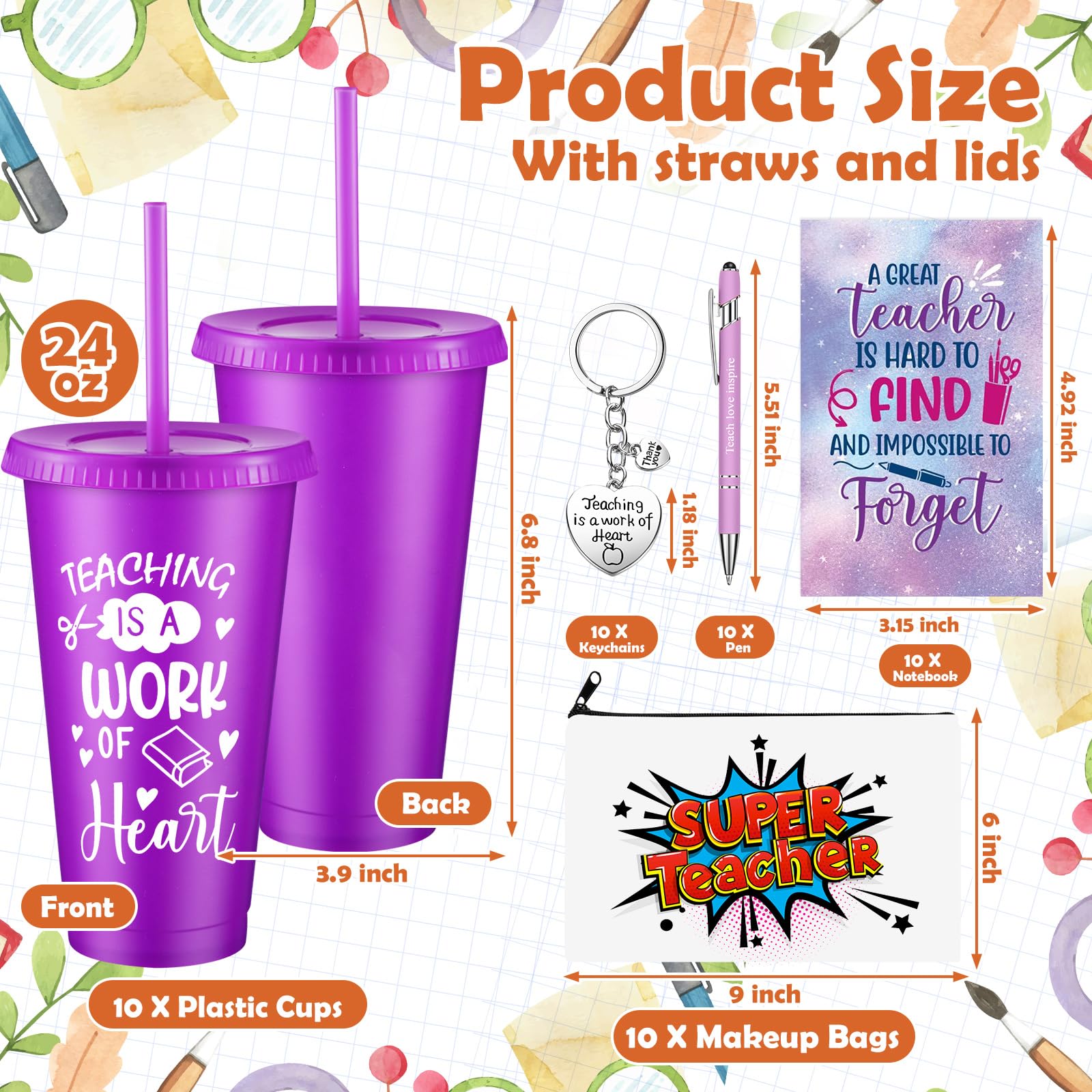 Funnymoom ballpoint pens offering smooth writing for grading papers and notes.