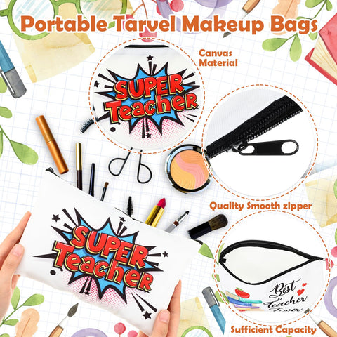 Funnymoom makeup bag for storage of school supplies or cosmetics.