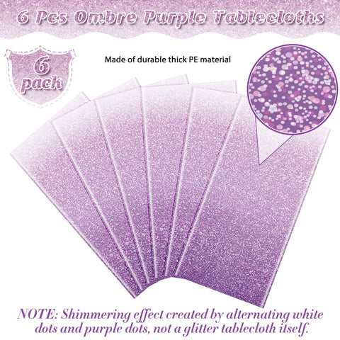 Disposable tablecloths offer quick cleanup after celebrations.