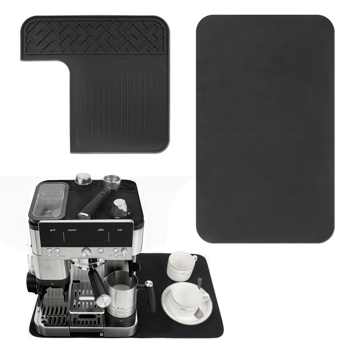 Funria Ninja ES601 top mat with edge-fit protects the machine top from spills.
