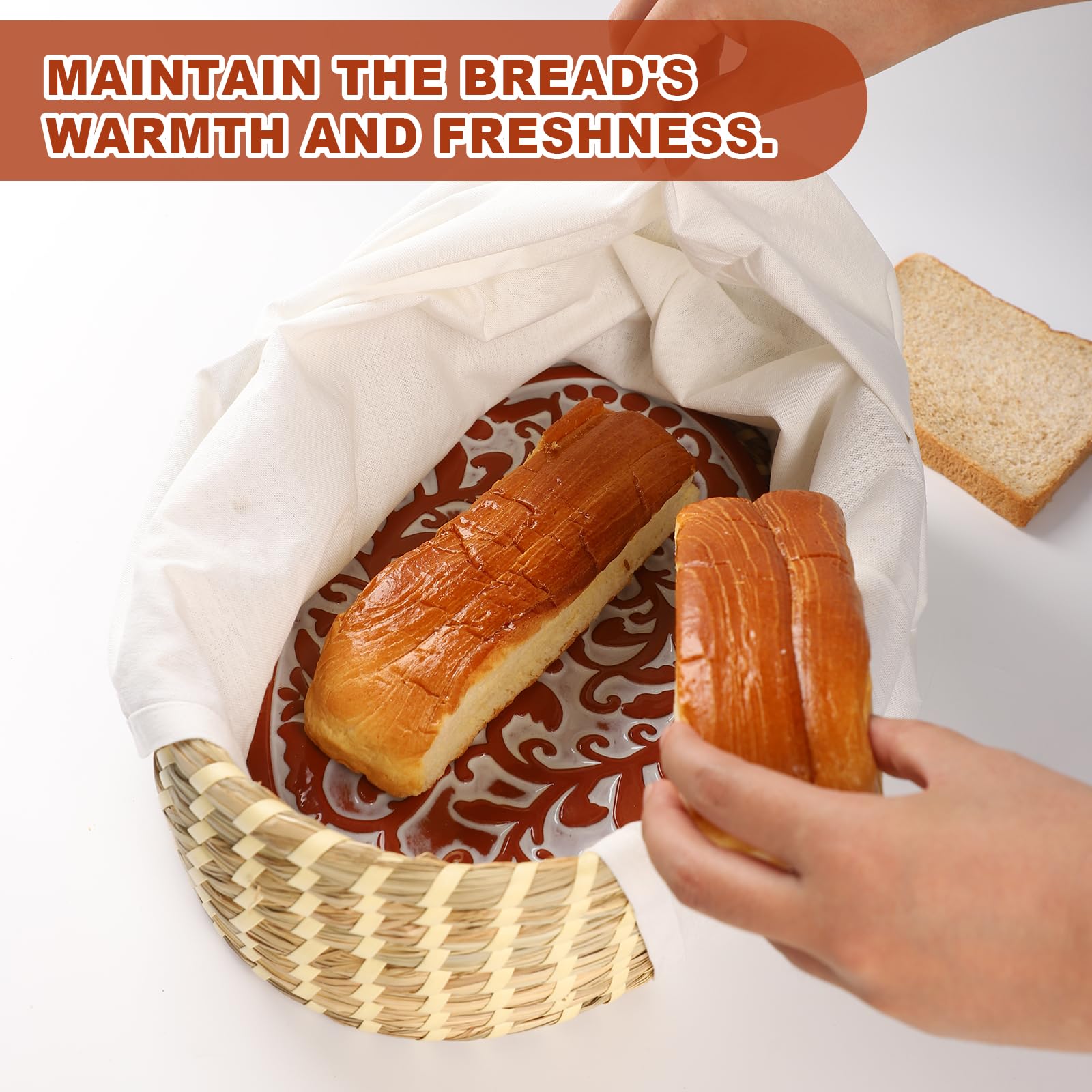 Funsky terra-cotta bread warmer set is a stylish housewarming gift