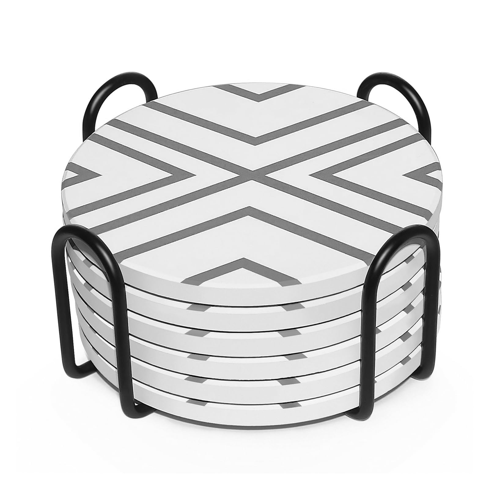 Funsuei bulk coaster holder supports multiple coasters for gatherings.