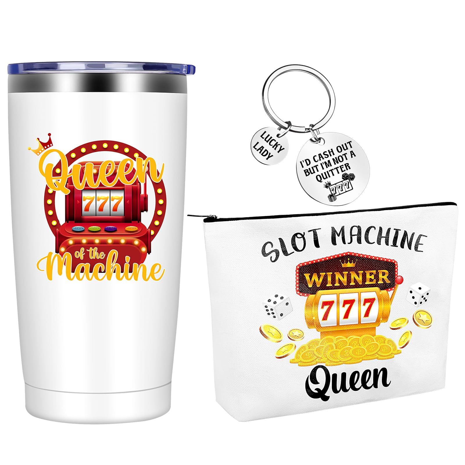 Furbeko Queen of the Machine tumbler with portable spill-resistant design
