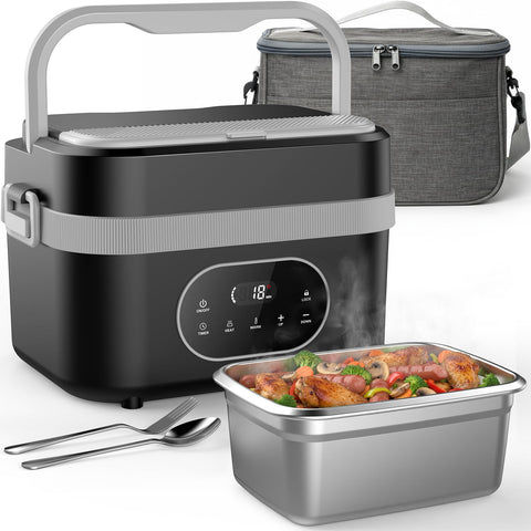 Furnovo cordless lunch box front view for on-the-go hot meals
