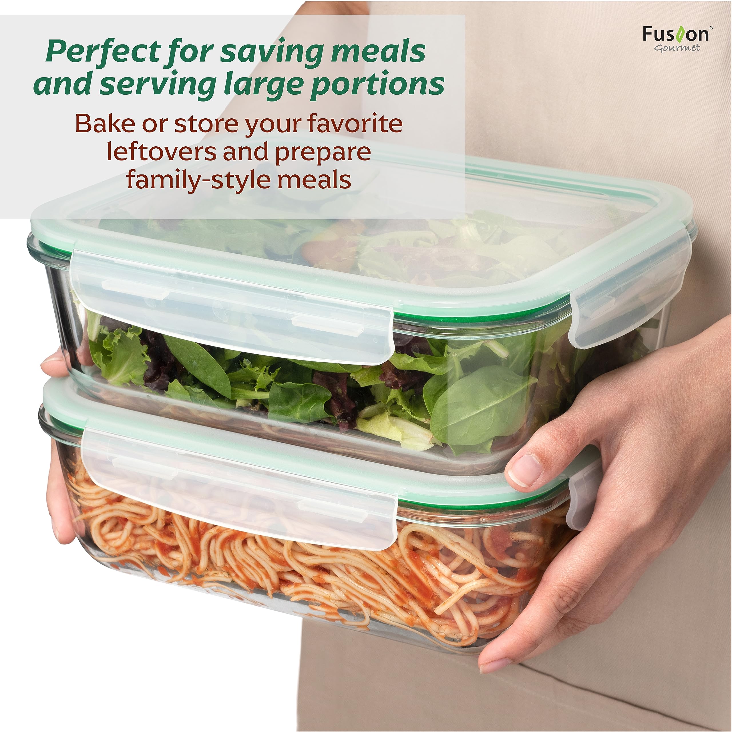 Fusion Gourmet dishwasher-safe cleanup for easy washing