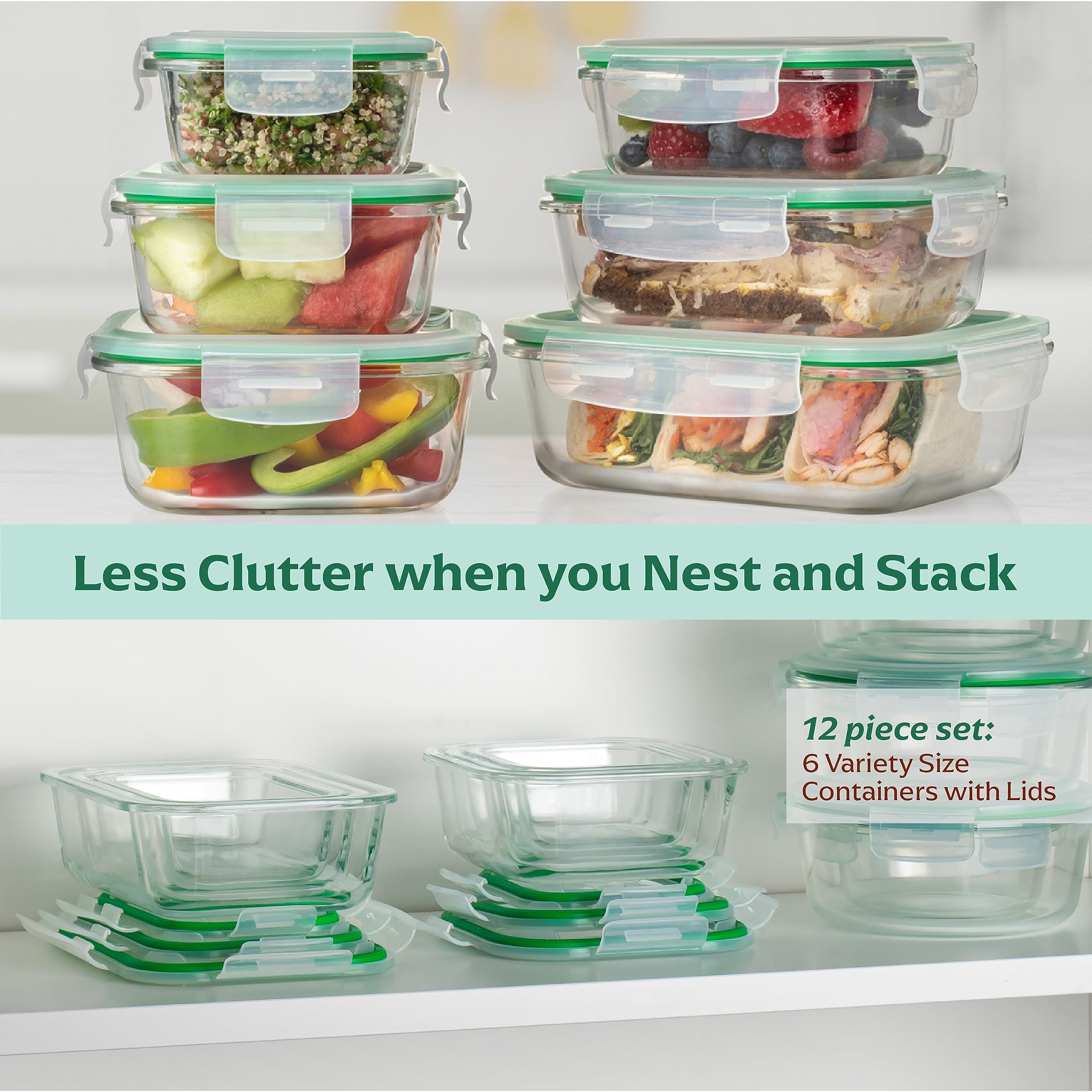 Fusion Gourmet glass is microwave and dishwasher safe for easy cleanup