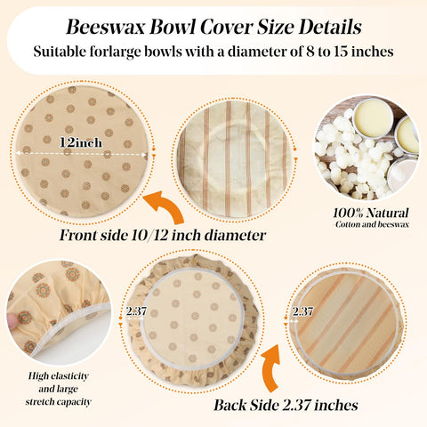 Fusnugk eco-friendly gift box with beeswax bowl covers for bakers.