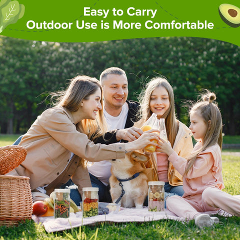 Fusnugk 32 oz jars are BPA-free and food-grade for safe storage.