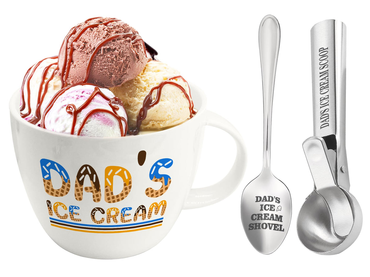 FUTBU Dad's Ice Cream Bowl for creamy desserts and family moments.