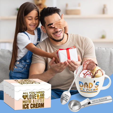 FUTBU Ice Cream Spoon with ergonomic grip for effortless scooping.