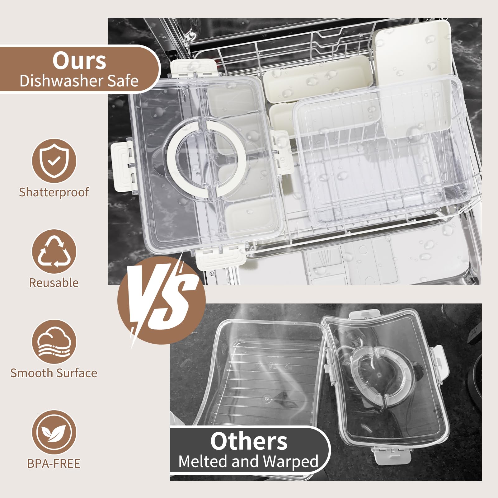 Futego snack box clear lid allows quick snack checks.