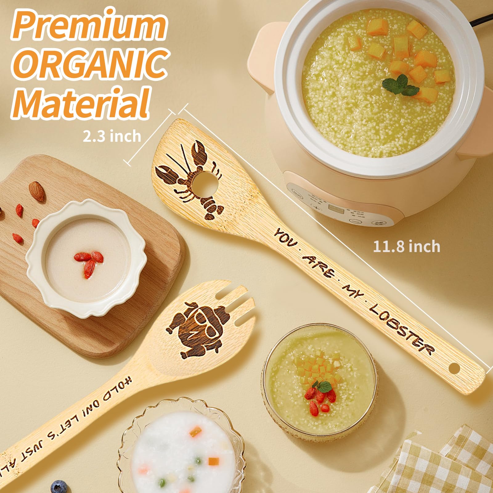 FUTERLY Friends 5-piece set includes versatile utensils for cooking, baking, and serving.