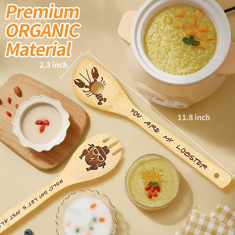 FUTERLY Friends 5-piece set includes versatile utensils for cooking, baking, and serving.